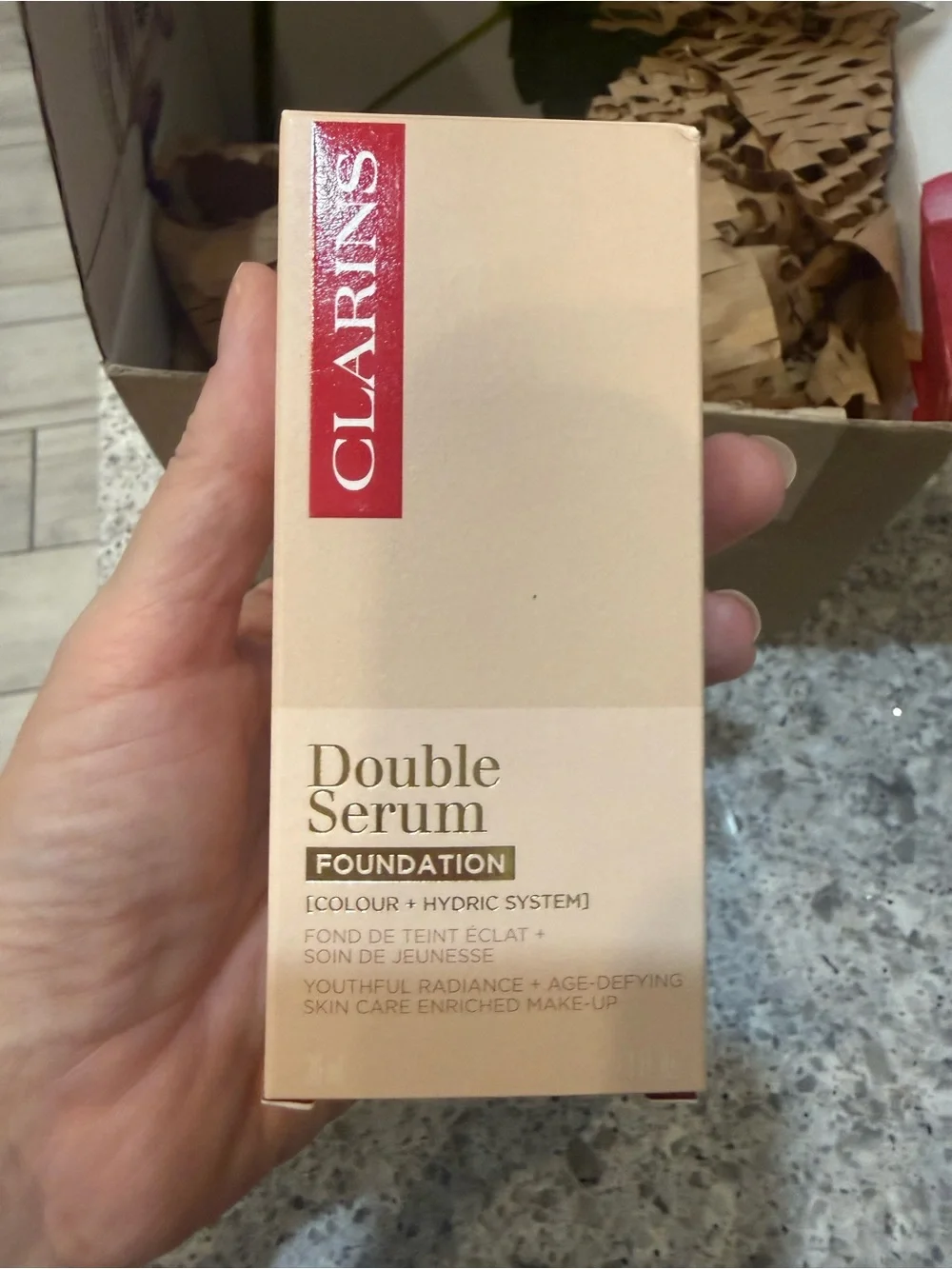 Clarins double serum foundation color L3n